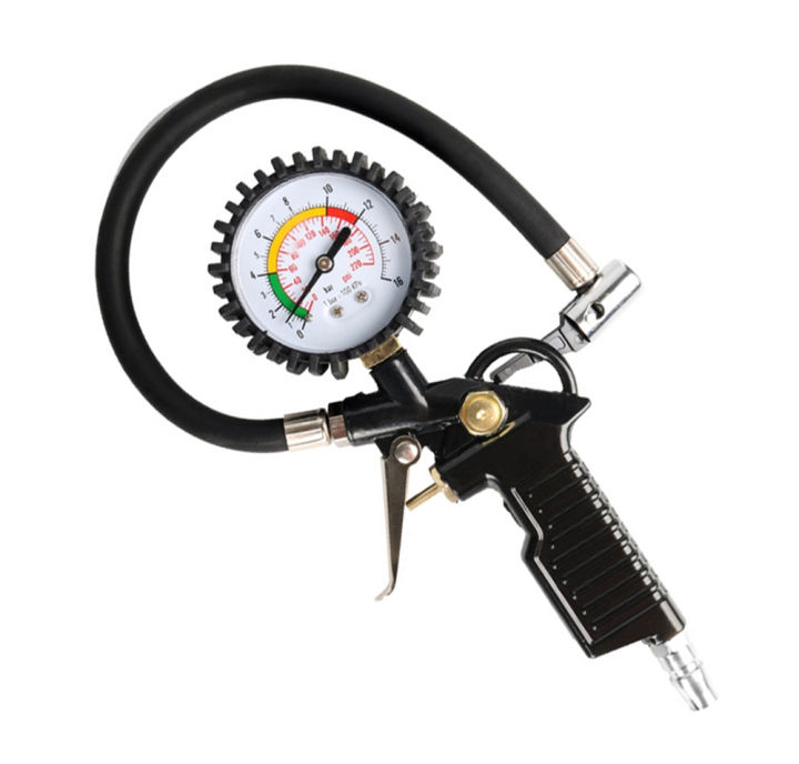 اندازهگیری فشار باد مخزن تحت فشار با گیج